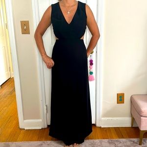 Blk Maxi dress wedding